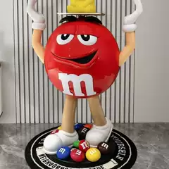 Rainbow Candy M Bean Man Trendy Home Ornament Decoration Home Tray Storage Entrance Floor-standing Large Ornament