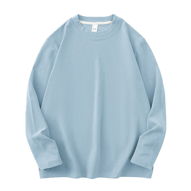 德绒打底衫长袖t恤男秋冬加绒保暖圆领上衣服双面绒体恤纯色小衫