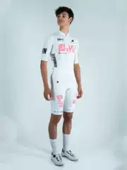 2026 Syn Short-Sleeved Cycling Jersey Tops for Men and Women, Breathable, Moisture-Wicking, Reflective Logo
