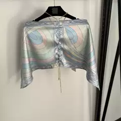 2025 Summer Nanyou High-End Dopamine Sexy New Style Positioning Print Chain Halter Neck Backless Tube Top for Women