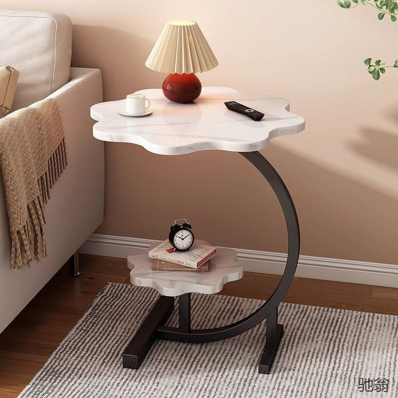 Nordic Style Light Luxury Modern Bedside Table, Living Room Sofa Side Table, Simple Coffee Table, Trendy Simple Storage Rack