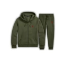 11 military green zipper + red label