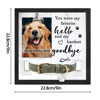 Pet Commemorative Photo Frame Can Hold Collar Vertical Table Pet Photo Lost Gift with Clip Photo Frame Black