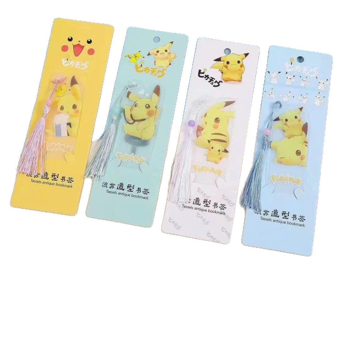 Cute Shaped Pp Tassel Bookmark Cartoon Antique Style Inspirational Student Reader Reading Companion Creative Gift