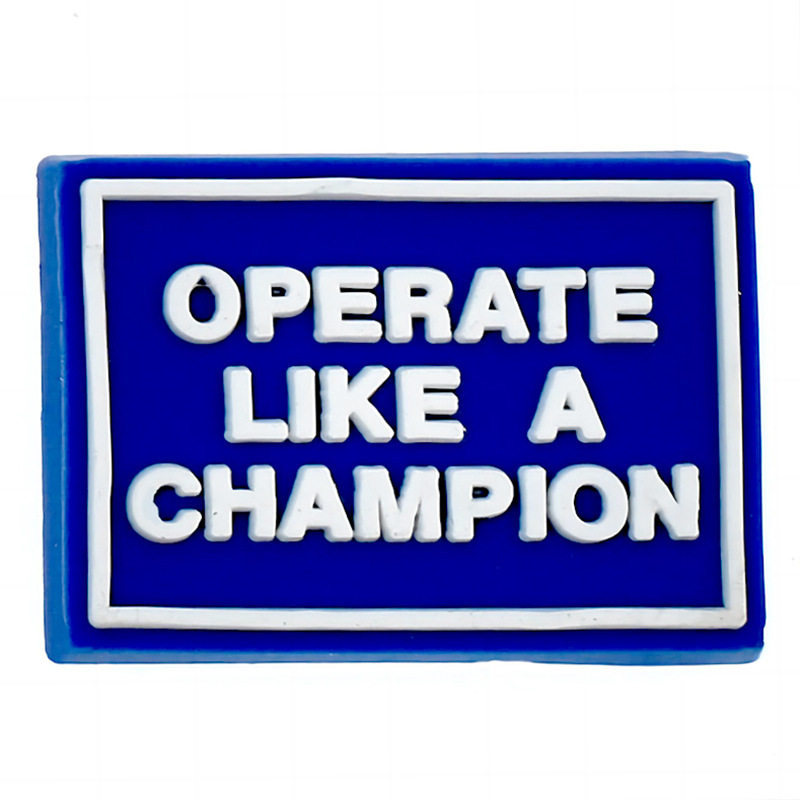 Cross-Border E-Commerce Hot English Phrases, Clogs, Shoe Flower Accessories, Pvc Soft Rubber Shoe Buckles, Removable Accessories in Stock