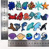 Ocean Series Clogs, Flower Shoe Buckles, Underwater World Beach Shoes, Shoe Surface Decoration, Clogs, Jewelry Accessories