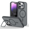 Suitable for Apple 17Pro Skin-Feel Magnetic Phone Case iPhone 16Promax Lens Holder 13 Protective Case 14