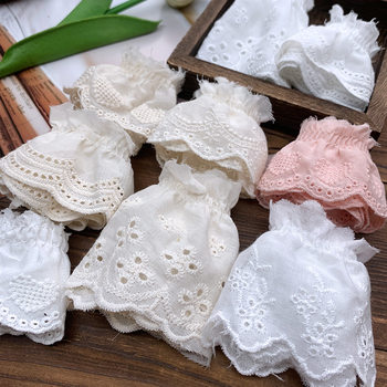 High-grade variety of cotton thread embroidery lace lace accessories webbing Lolita pain bag handmade diy material accessories