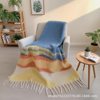 Casual Mohair Blanket Sofa Cover Blanket Nordic Style Sofa Blanket Office Nap All-Season Shawl