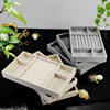 In stock wholesale flannel jewelry tray jewelry display tray ring stud earrings jewelry display tray drawer storage and finishing