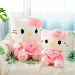 Cute hello kitten doll heart angel kaidi cat doll plush toy cat girl doll wholesale
