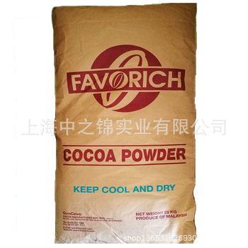 Malaysian Imported Favorich Alkalized Cocoa Powder for Baking, Instant, Low-Fat, Imported Baking Ingredient