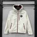 26 paris white windbreaker hoodie