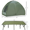 Outdoor Mountain Camping Style Off-The-Ground Tent Military Green Camp Bed Tent 4-in-1 Camping Style Multi-Functional Tent Manufacturer Customization