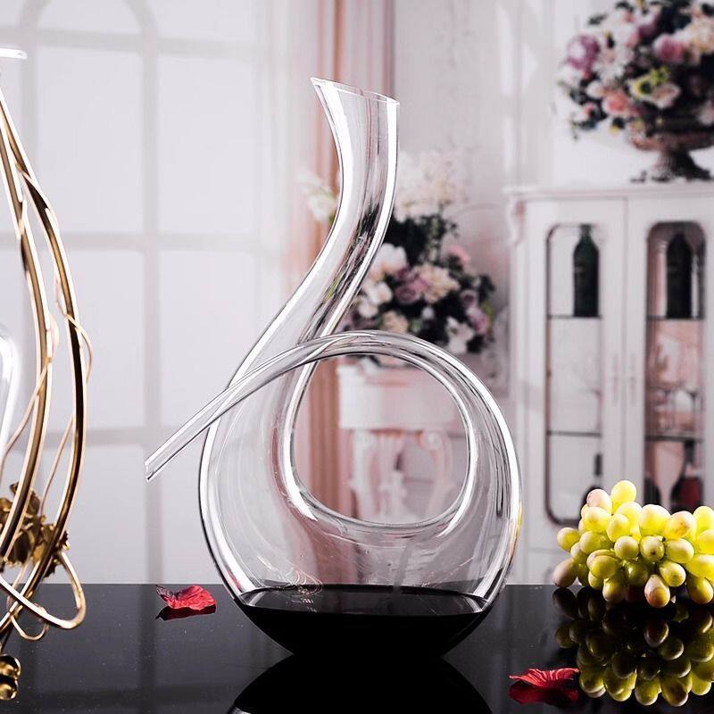 Lead-Free Crystal Glass Red Wine Decanter Household Wine Divider Wine Personalized Wine Bottle Set European Style 6-Character Style