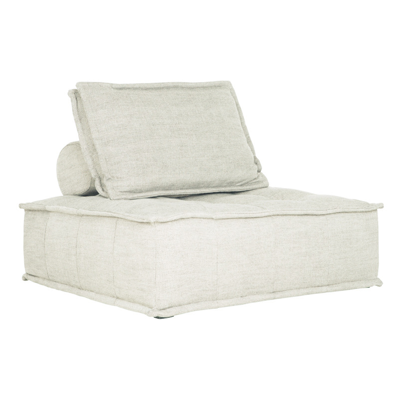 北欧工业风皮埃蒙特布艺沙发豆腐块沙发意式组合模块客厅科技布