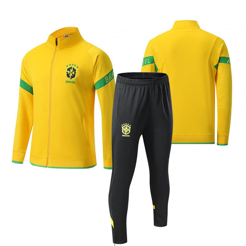 24 new football training suits long sleeve adult zipper suit autumn and winter jersey manufacturers Miami Paris leggings
