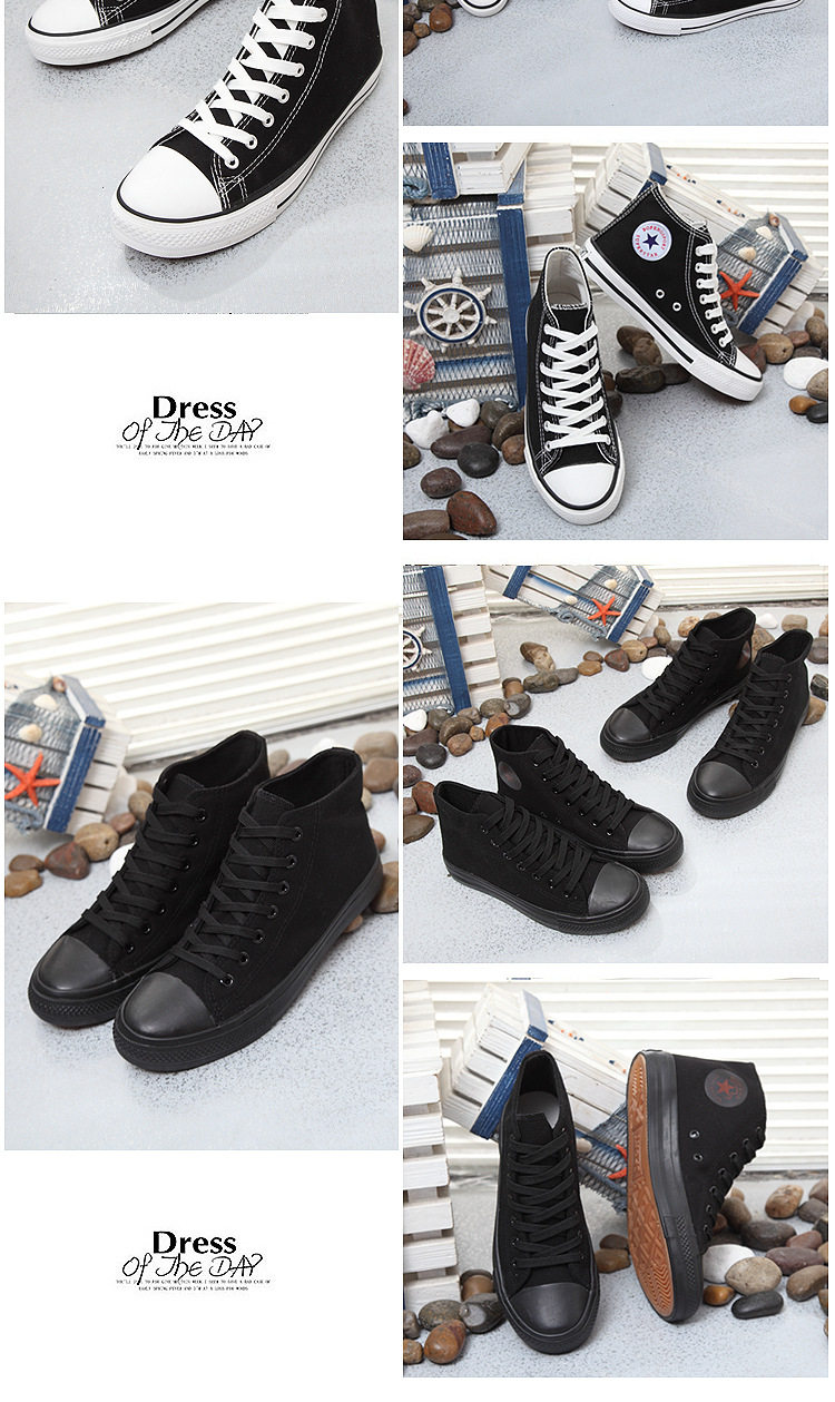 High-top Canvas Shoes Spring New ins Trendy All-match Sneakers Low-top Breathable Casual Cloth Shoes for Men and Women White Shoes 18 O1CN01JJRKi01Hw426hnGH7 !!2216038440821 0 cib