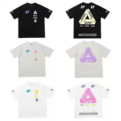 2025 New Palacc Triangle Print Premium Casual Short-Sleeve Loose Fit T-Shirt Unisex