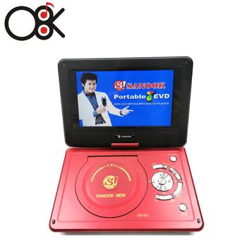 O8K-911 portable mobile flip DVD player DVD video player factory wholesale