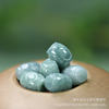 Pure Natural Jade Blue Water Ruyi Cloud Pattern Barrel Beads Carved 10*13mm Hole 1mm DIY Bracelet Necklace J188