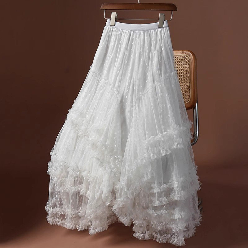 Mesh High-Waisted Skirt — Image 24