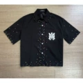 Colored diamond shirt black