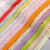 in stock 2.5cm color pleated lace I-shaped snow yarn belt DIY handmade decorative clothing accessories wholesale