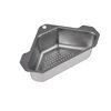 Kitchen Sink Stainless Steel Drain Basket Sink Leftover Filter Net Triangle Storage Rack Vegetable Washing Fruit Hanging Basket