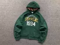 E573 # Zipper hoodie green