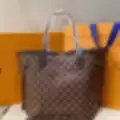 Plaid shopping bag