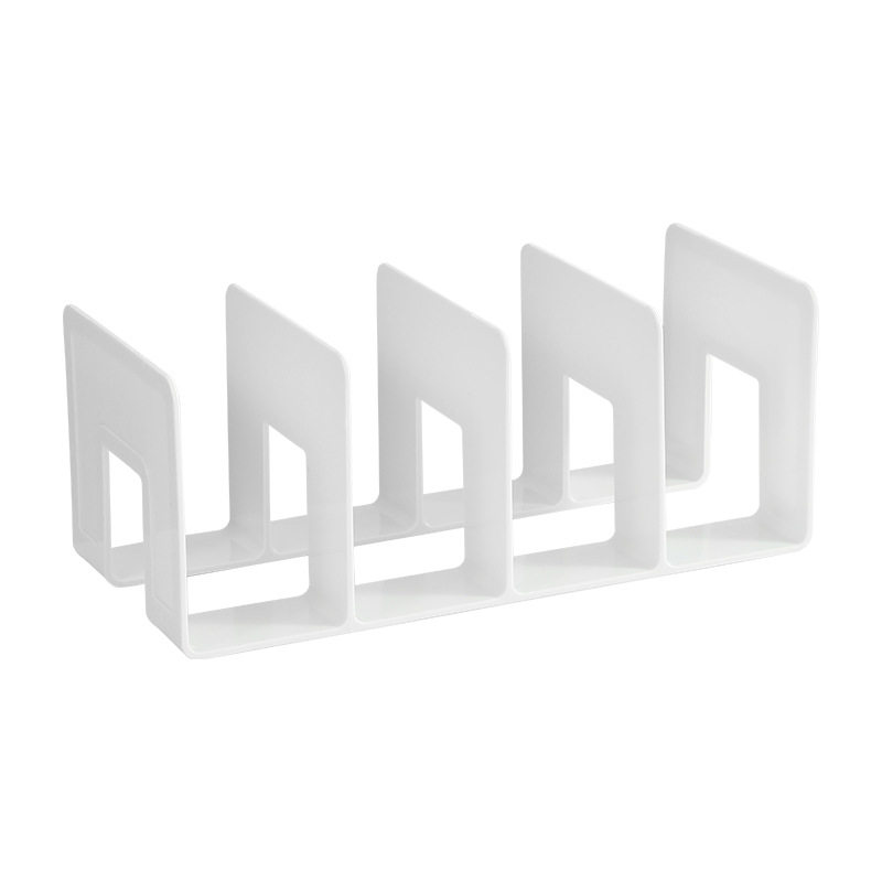 Student Transparent Bookend Acrylic Book Clip Desktop Bookshelf Desktop Fixed Book Storage Artifact Transparent Storage Rack