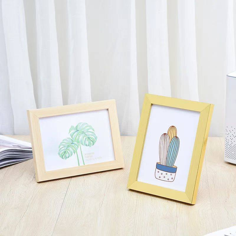 Solid wood wall-mounted photo frame special offer decoration 5-inch 6-inch 7-inch A4 creative combination children's photo frame simple picture frame