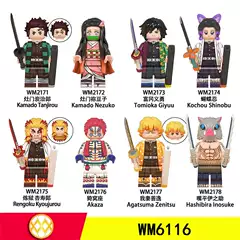 Wm6116 Building Block Anime Series Minifigures Bagged Mixed Batch Children's Assembly Toys
