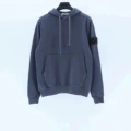 Stone hooded sweatshirt navy blue