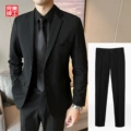 (pack of 2) black suit + trousers
