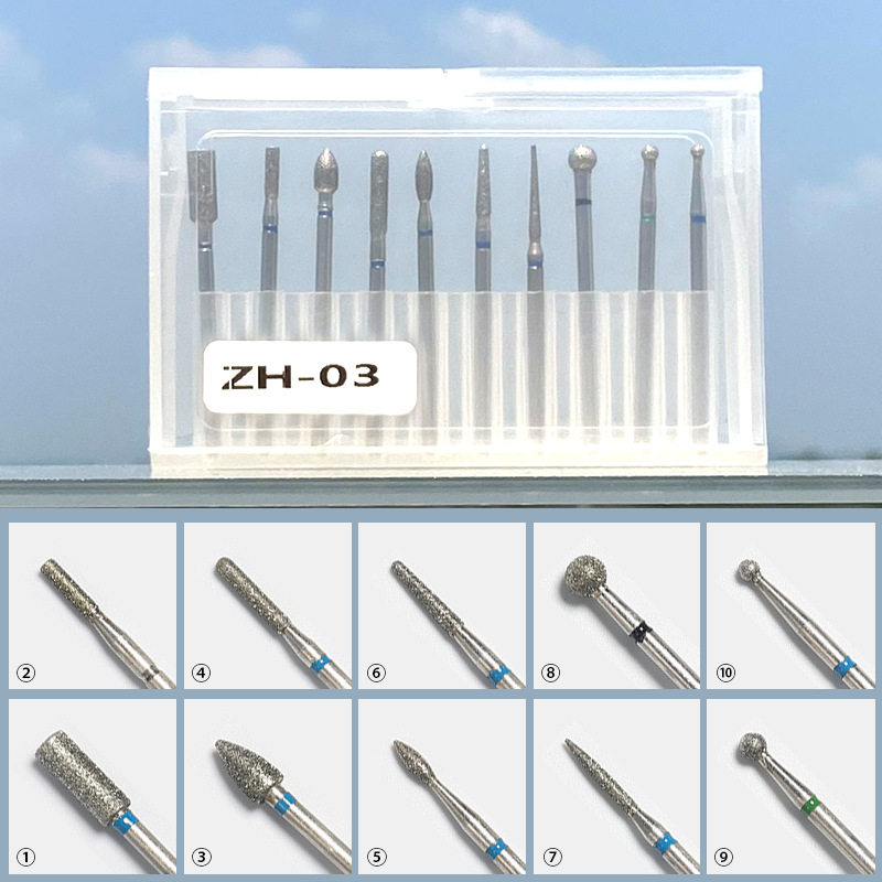 Cross-Border Direct Supply of Russian-Style Pre-Processing Manicure Polishing Head Manicure Polishing Electric Manicure Polishing Machine Tool Set