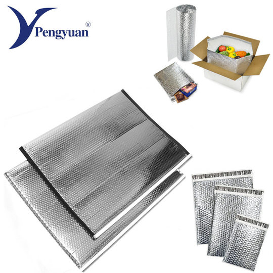 Aluminum film bubble envelope bag thickened shockproof express bag packaging aluminum foil film clothing book packaging bubble film bag