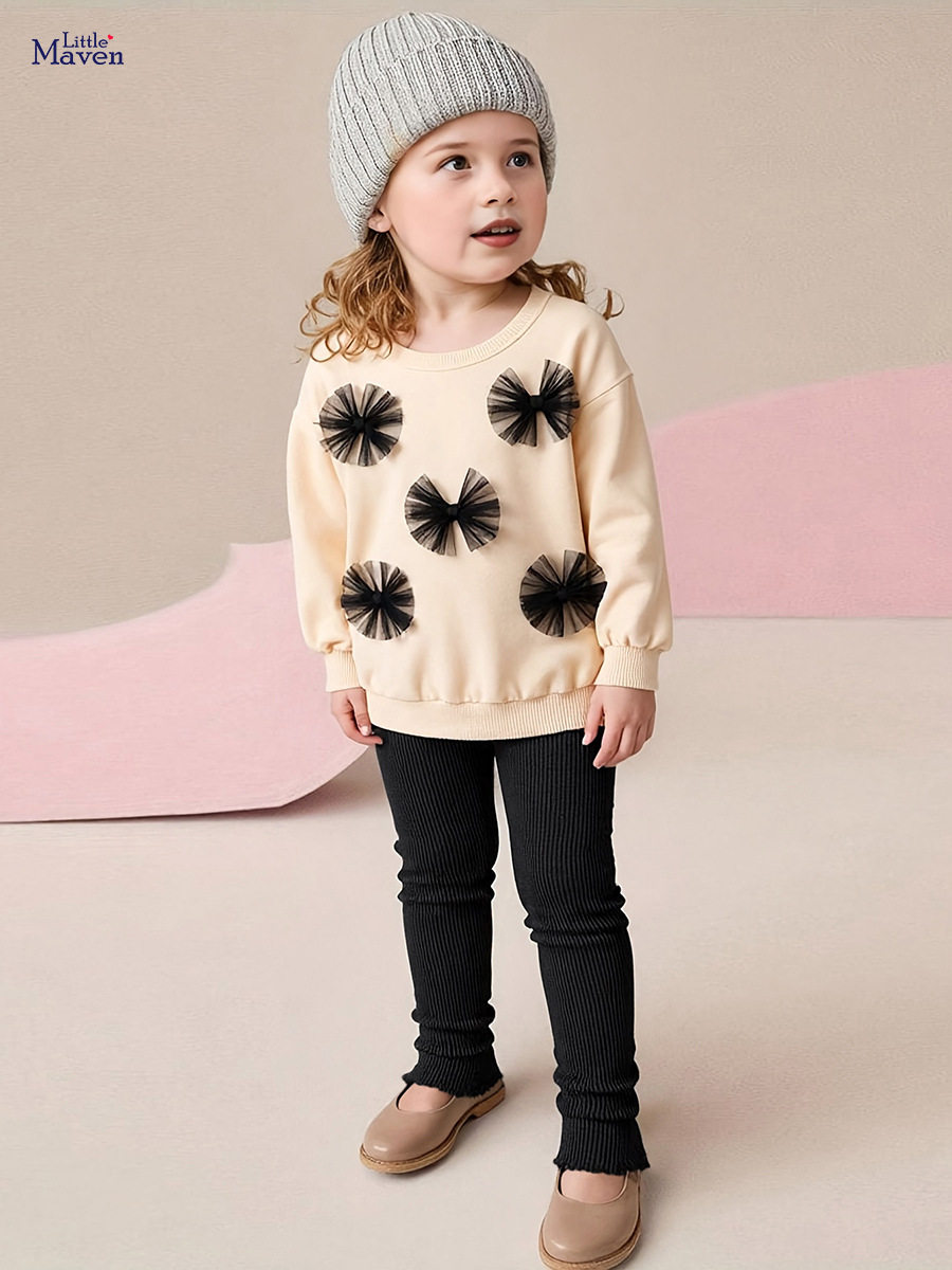 Girls' Set, Autumn Long-sleeve Kids' Outfit, Cute Baby Kids' Set