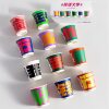 Online Red creative ins style coffee paper cup disposable milk tea soy milk hot drink thickened double-layer paper cup commercial printing log