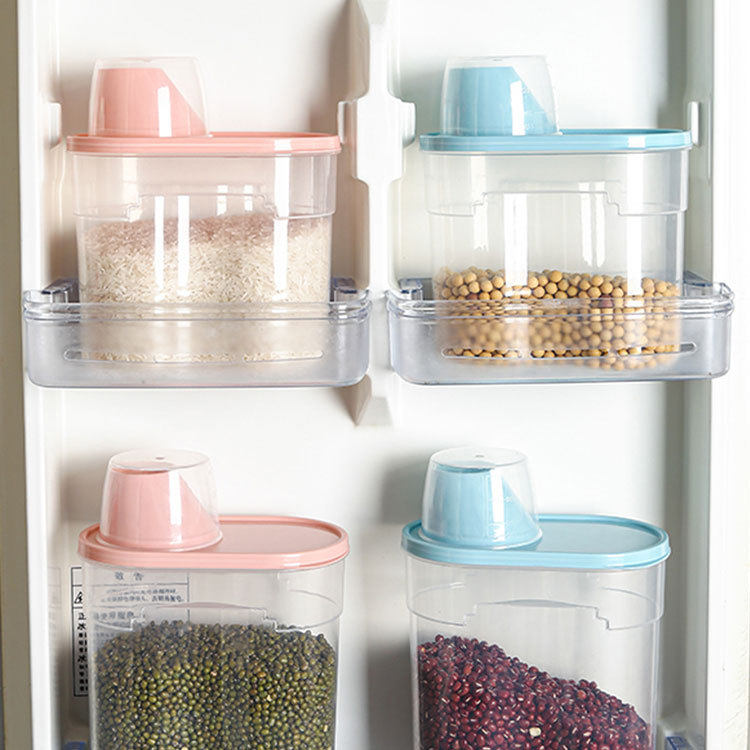 Refrigerator Side Door Grain Storage Box Cereal Cereal Candy Milk Powder Coffee Sealed Storage Jar Condiment Sealed Jar