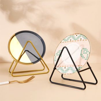 Iron insulation pad storage rack bone Dish Bracket storage rack triangle plate rack placemat anti-scald storage rack