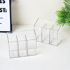 Cosmetics Storage Box, Jewelry Compartment, Transparent Acrylic Desktop Organizer, Narrow Long Small Box for Amazon Cross-Border Stationery