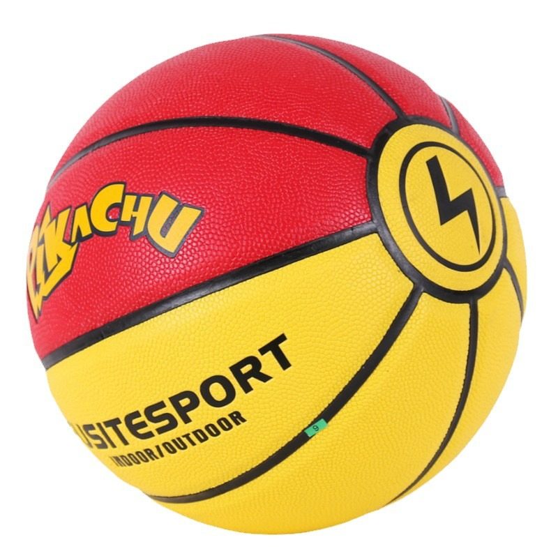 Factory elf basketball No.7 adult indoor and outdoor cement moisture absorption student wear-resistant net red Pikachu blue ball