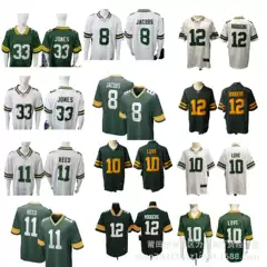 Nfl Football Costume Packaging Worker Packers # 12 Rodgers10 # 11 # 33 # Embroidered Legend Second Generation Jersey