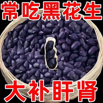 2024 Black Peanuts, Farm-Produced Selenium-Rich Black Peanuts, Raw and Sweet, Naturally Sun-Dried and Nourishing Grains Wholesale