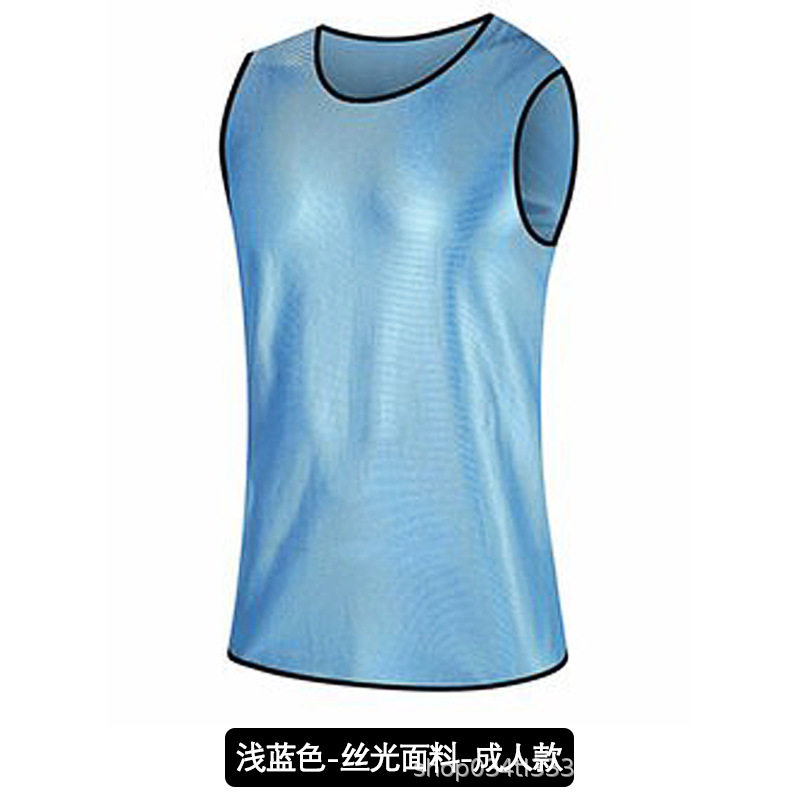 跨境网眼对抗服儿童足球训练背心团建户外拓展活动广告号码服印制