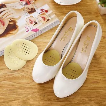 Forefoot Pad Half-Size Pad for Women's High Heels, Half-Length Anti-Pain Thickeneded Anti-Slip Sole Silicone Non-Tiring Foot Pad Cushioning