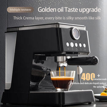 Cross-Border Coffee Machine Household Automatic Grinding Integrated High-Pressure Extraction Household Semi-Automatic Concentrated Milk Frothing Coffee Machine