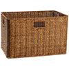 Clothes Household Imitation Basket Cabinet Coffee Table Rattan Basket Woven Storage Basket Snack Storage Box European Style Organization